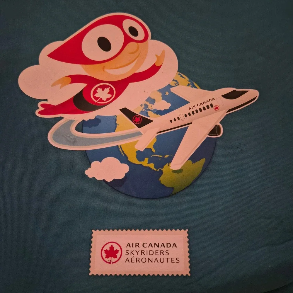 Air Canada Skyriders Aeronautes Kids Messenger Bag Blue Red Kaelis Crossbody